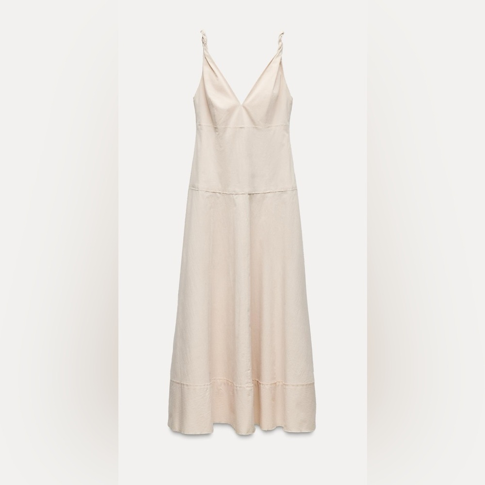NWT ZARA MIDI STRAPPY DRESS - Picture 7 of 12